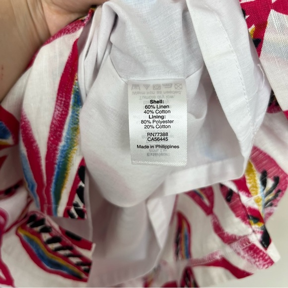 J.CREW TROPICAL FLORAL ONE RUFFLE SHOULDER MINI DRESS SIZE XS - Picture 8 of 13